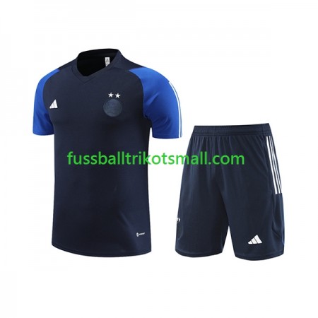 Algerien Kinder Dunkelblau Trainingsshirts 2023-2024